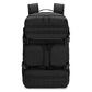 Sac à dos noir 65L avec détails en nylon renforcé