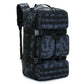 Sac à dos camouflage 65L, motifs militaires visibles