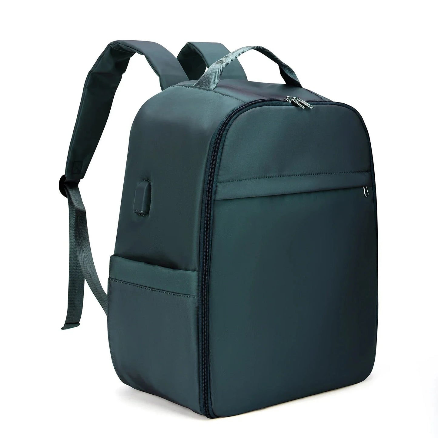 Sac à dos bleu marine avec compartiments bien organisés
