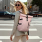 Sac à dos roll top imperméable avec poche pour ordinateur portable