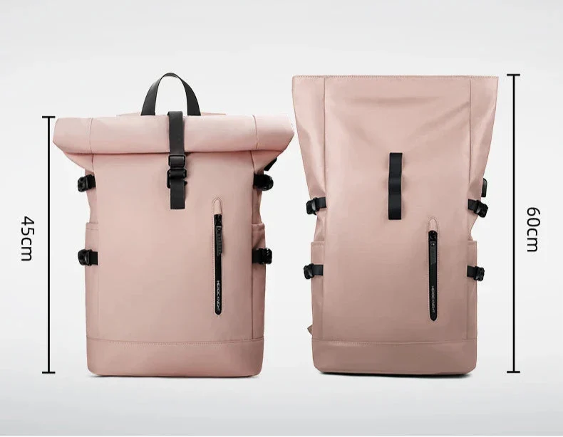 Vue arrière du sac à dos avec dos rembourré pour plus de confort