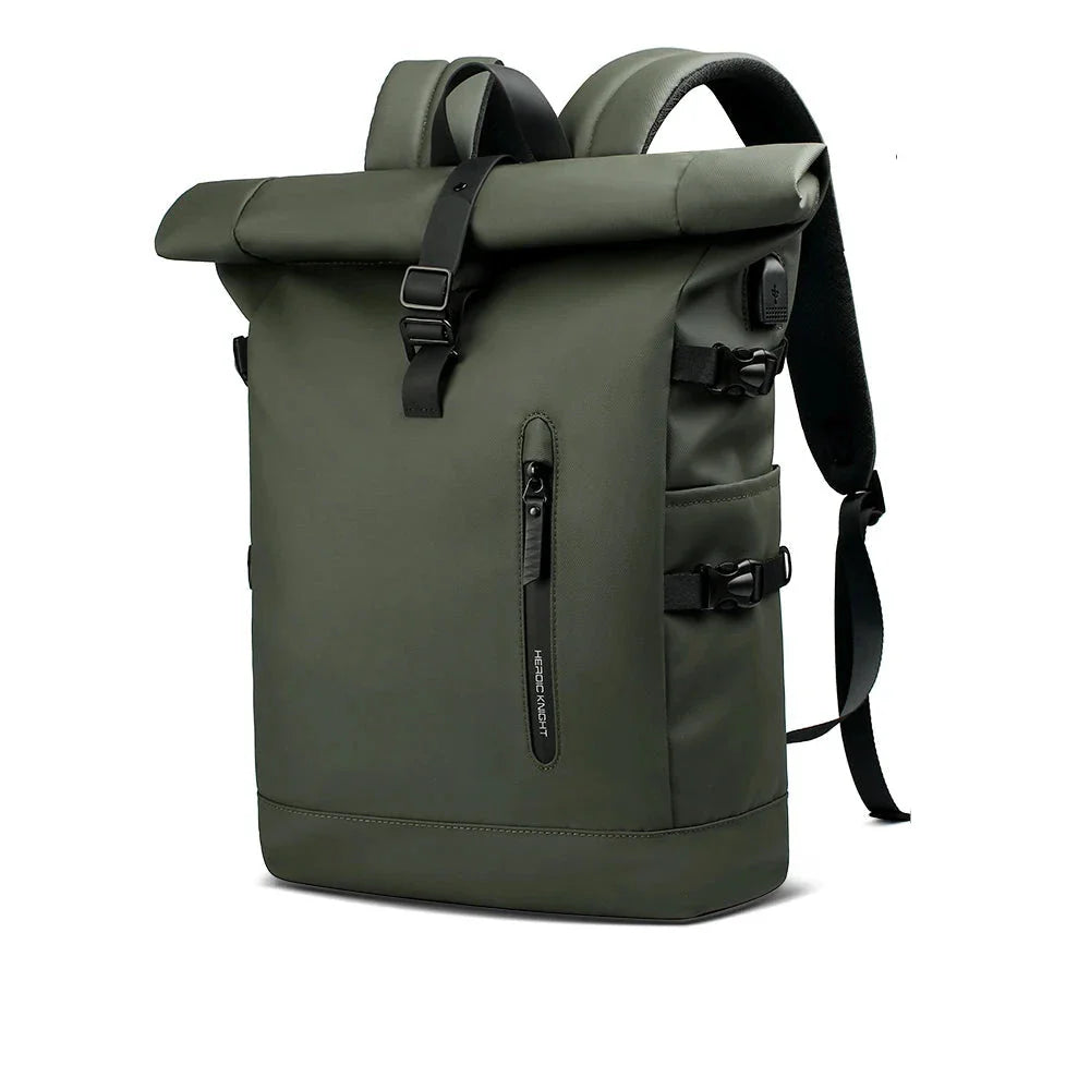 Sac à dos kaki, idéal pour un style urbain et fonctionnel