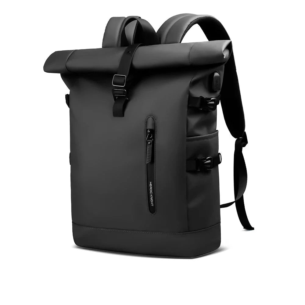 Sac à dos noir avec tissu oxford imperméable et durable