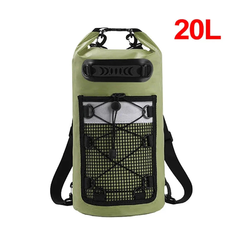 Sac à dos kaki 20L imperméable en pleine nature