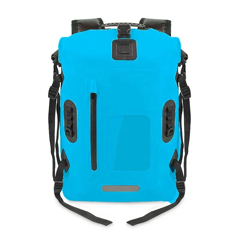 Sac à dos étanche 30L en bleu vif
