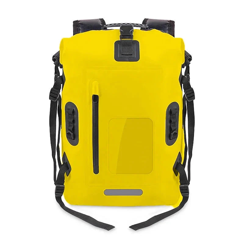 Sac à dos étanche 30L de couleur jaune