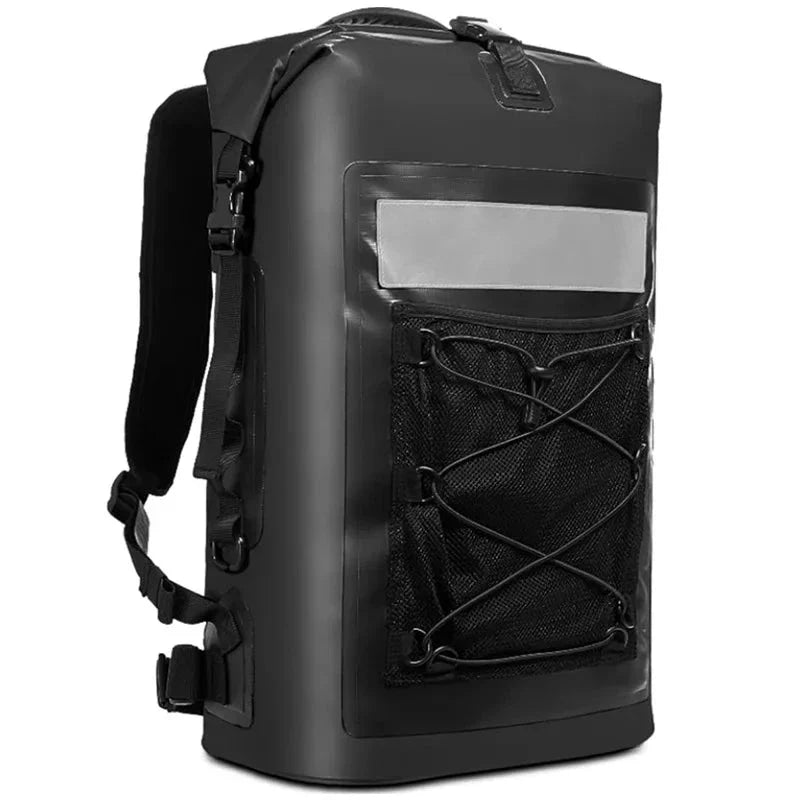 Sac à dos noir élégant pour aventures en extérieur