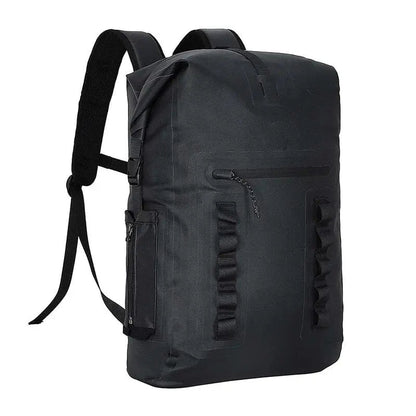 Sac à dos noir étanche avec bretelles ajustables