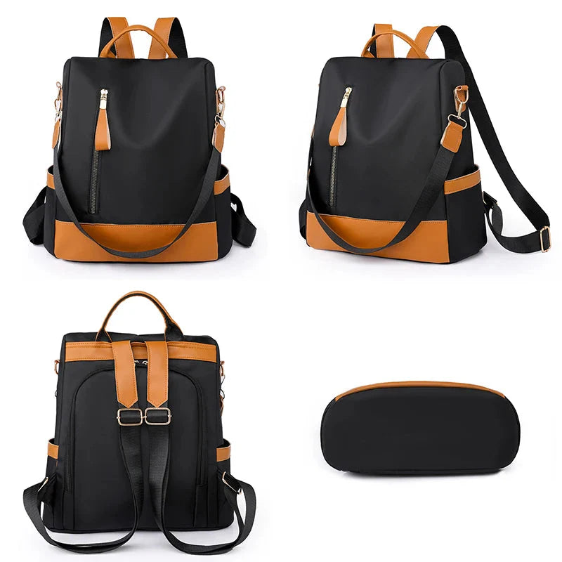 Détail des bretelles ajustables du sac à dos antivol