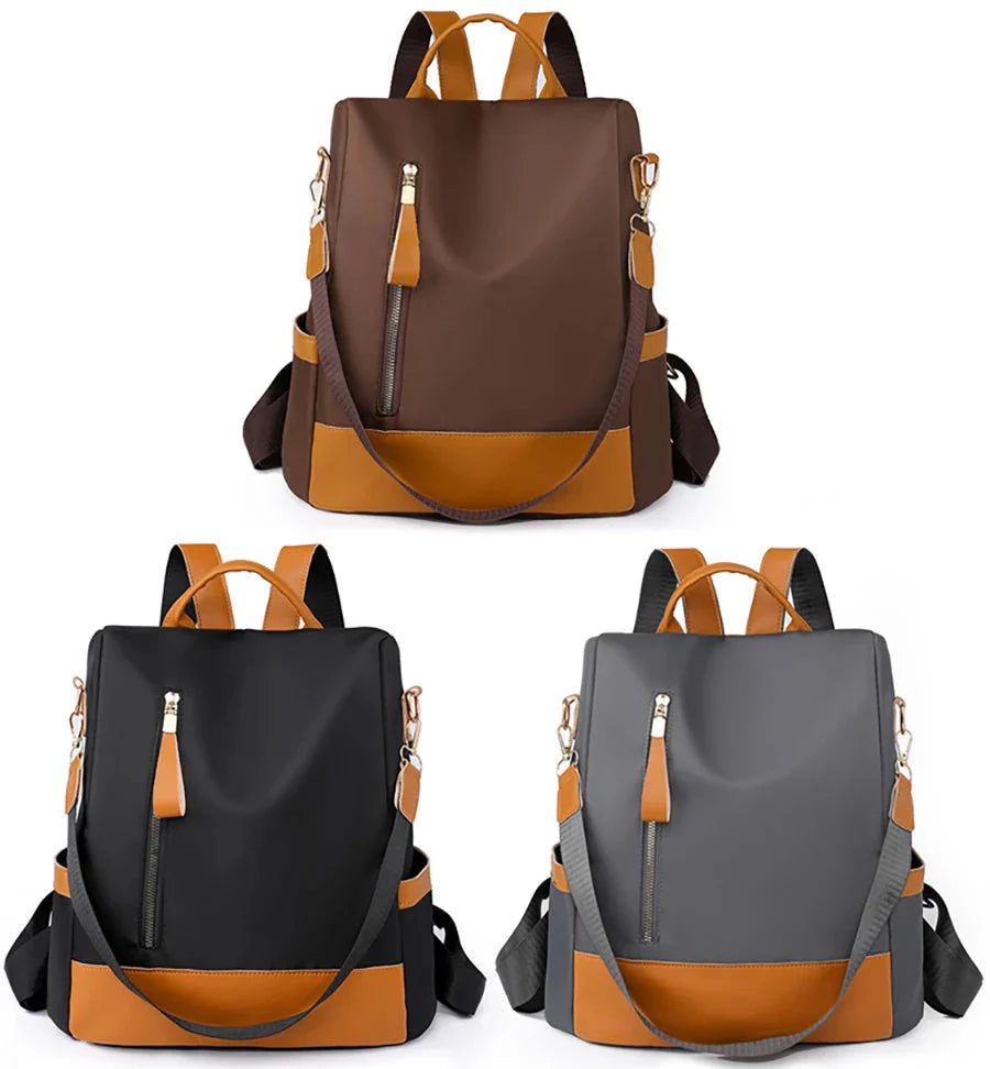 Sac à dos porté en ville, mettant en avant son design moderne