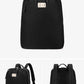 Détail des poches latérales du sac à dos femme