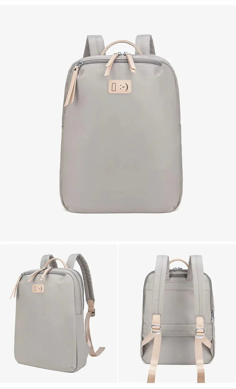 Sac à dos femme porté, illustrant le confort et le style