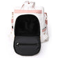 Sac à dos élégant pour femme avec poche avant