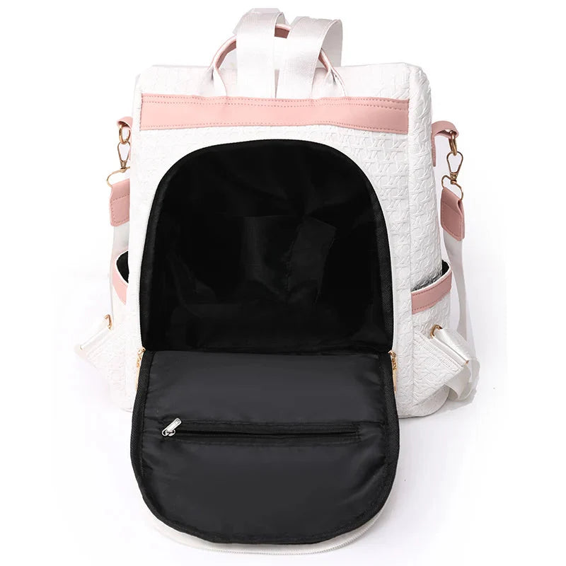 Sac à dos élégant pour femme avec poche avant