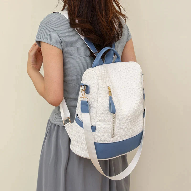 Vue arrière du sac à dos avec fermeture sécurisée