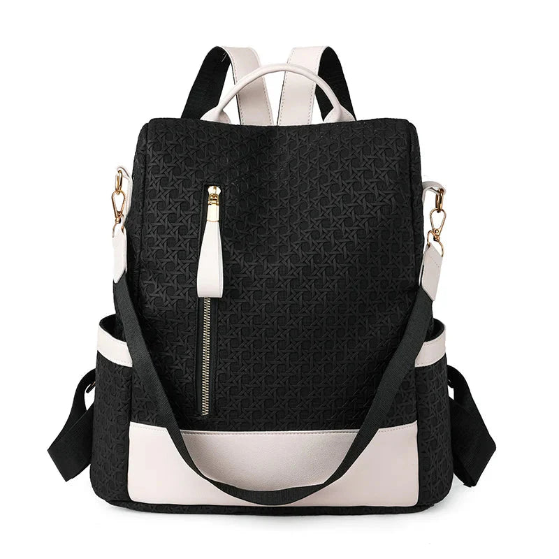 Sac à dos noir élégant avec sécurité renforcée