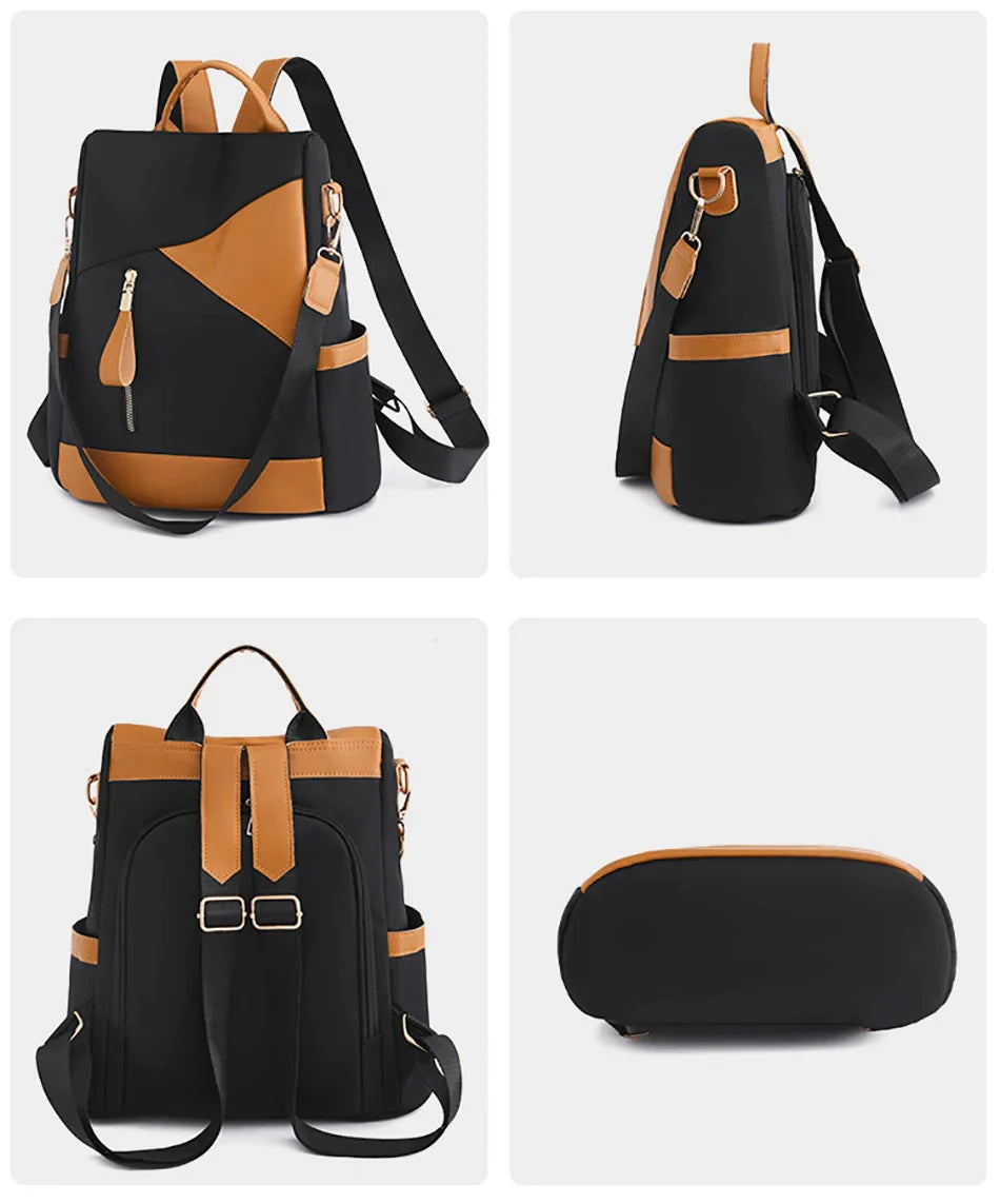 Sac à dos en nylon et polyester, design moderne