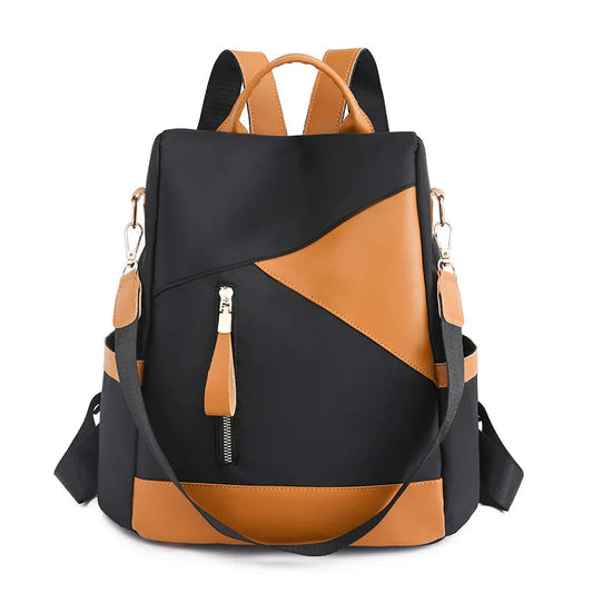 Sac à dos noir, idéal pour voyages en sécurité