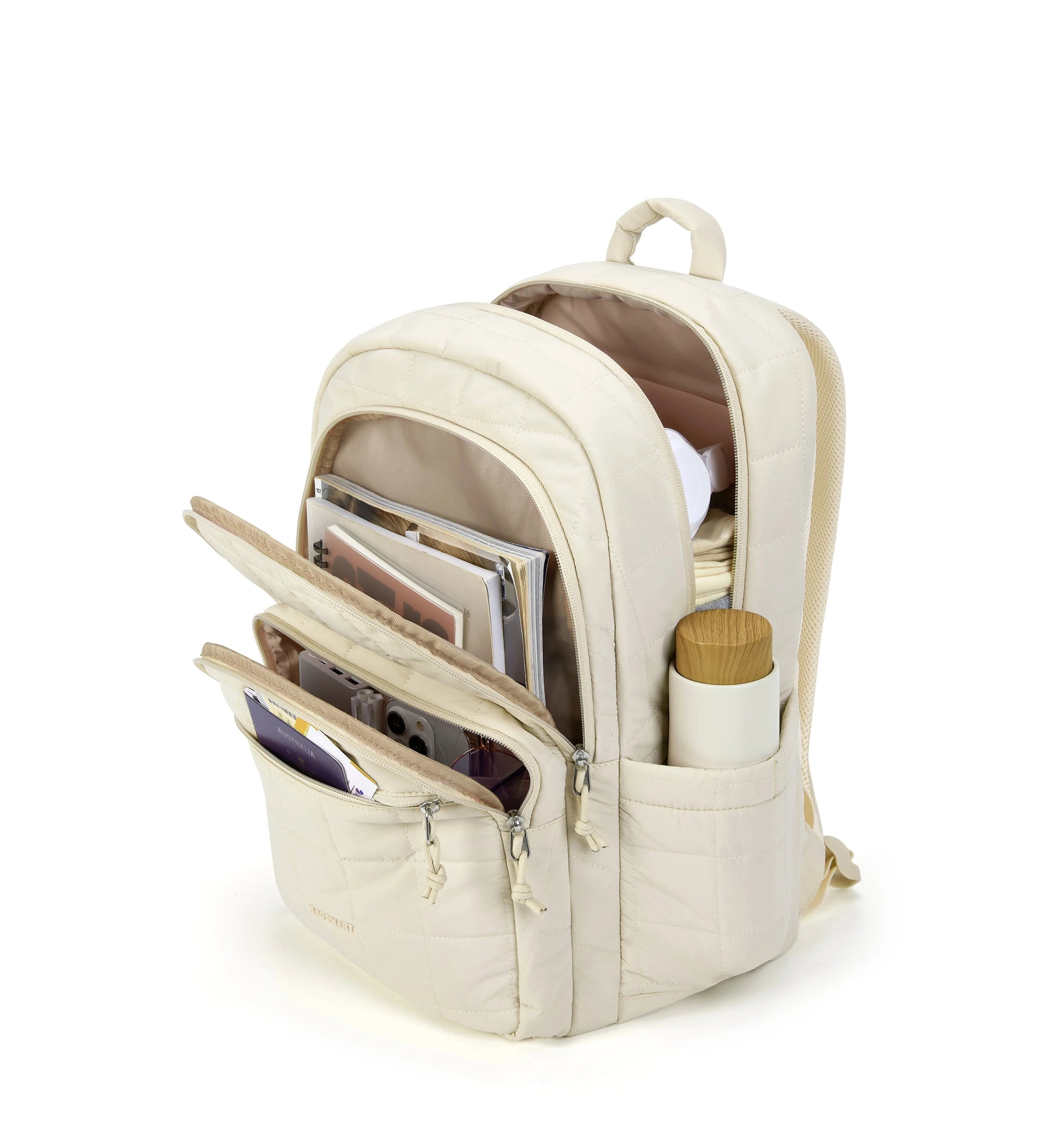 Sac à dos matelassé avec bretelles rembourrées