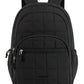 Version noire du sac à dos avec design sobre