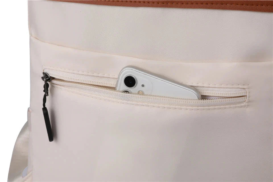 Vue arrière du sac à dos avec design ergonomique