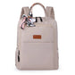 Sac à dos beige avec finition soignée et légère