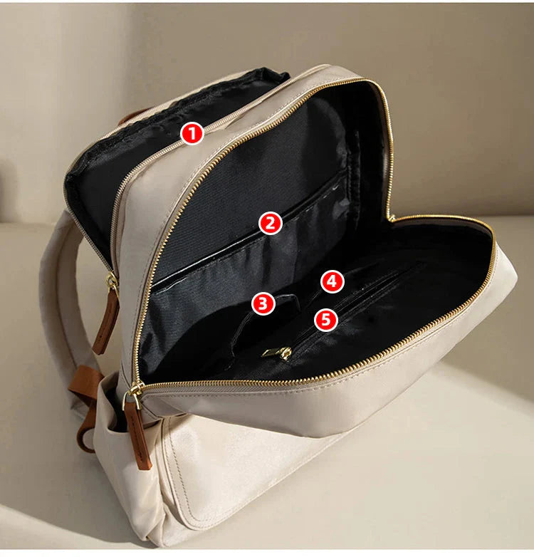 Détail des bretelles ajustables du sac à dos pour plus de confort