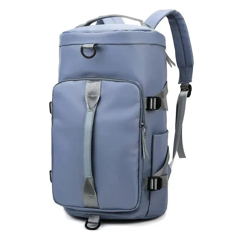 Sac à dos bleu, design moderne et ergonomique