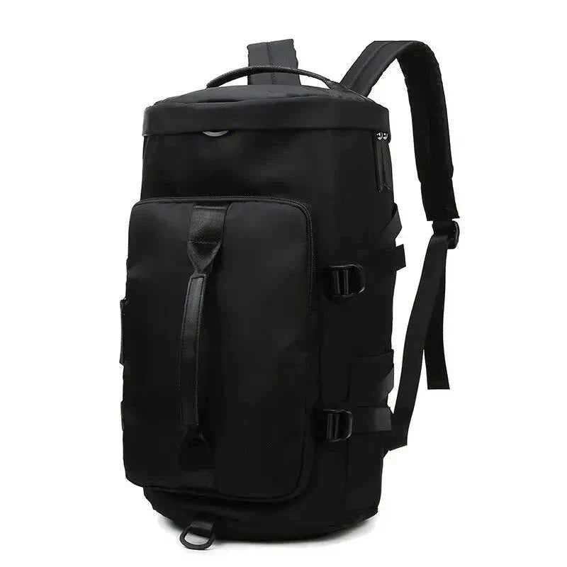 Sac à dos noir, idéal pour voyages et loisirs