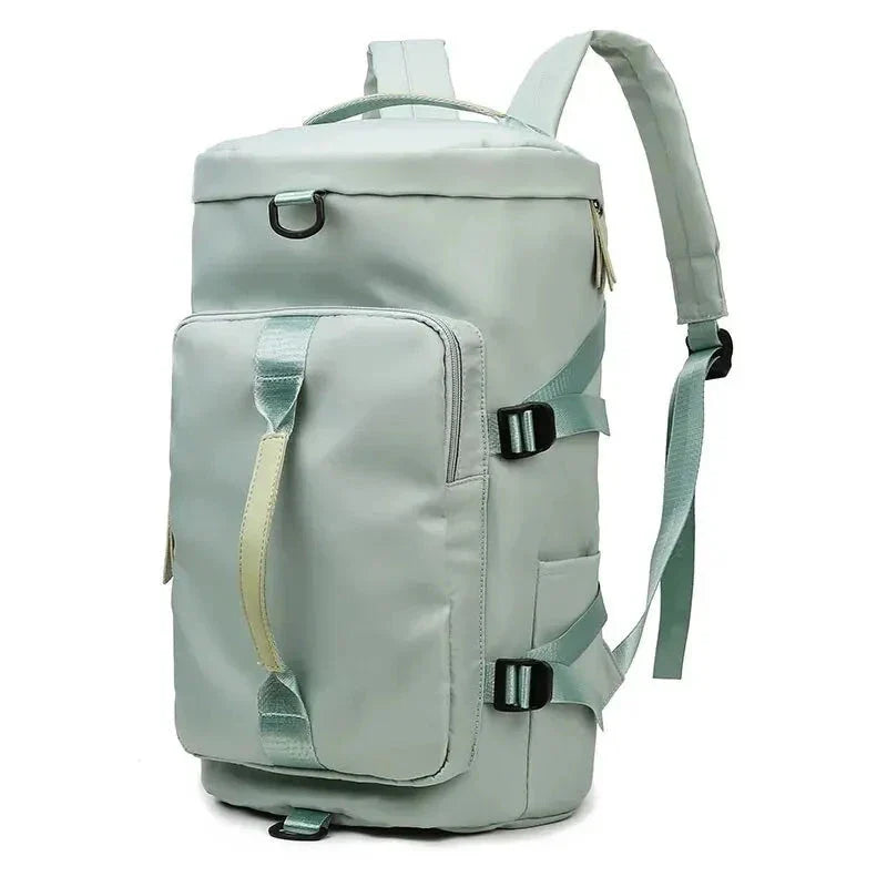 Sac à dos vert, léger et résistant pour femmes actives