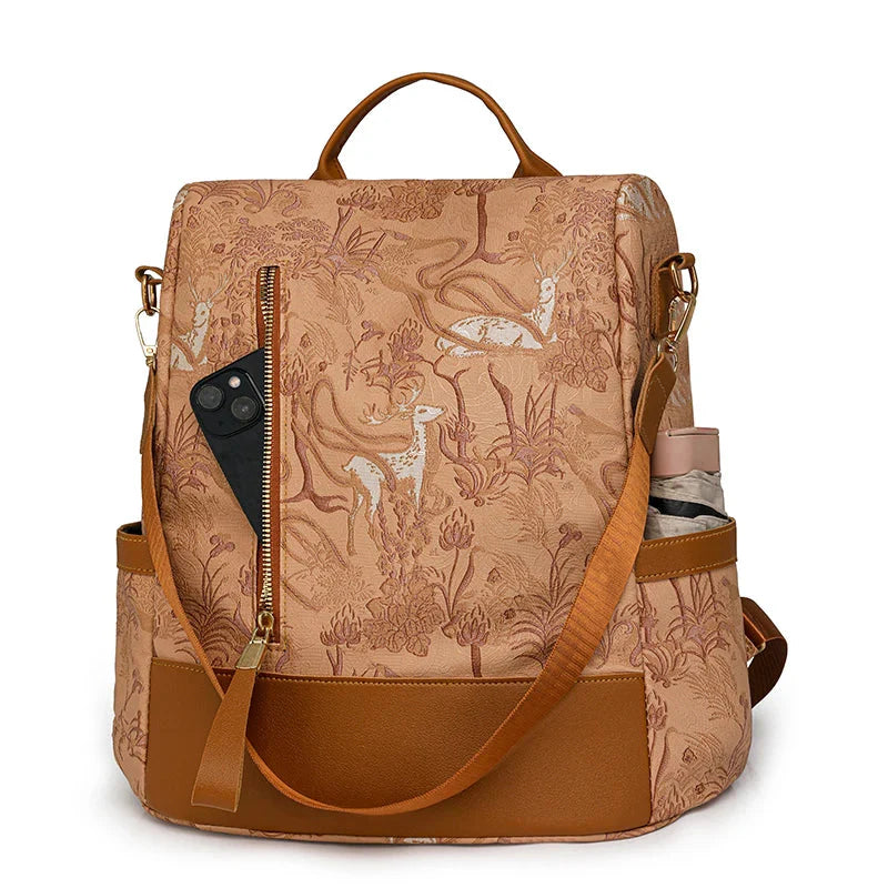 Sac à dos en PU et polyester, design moderne