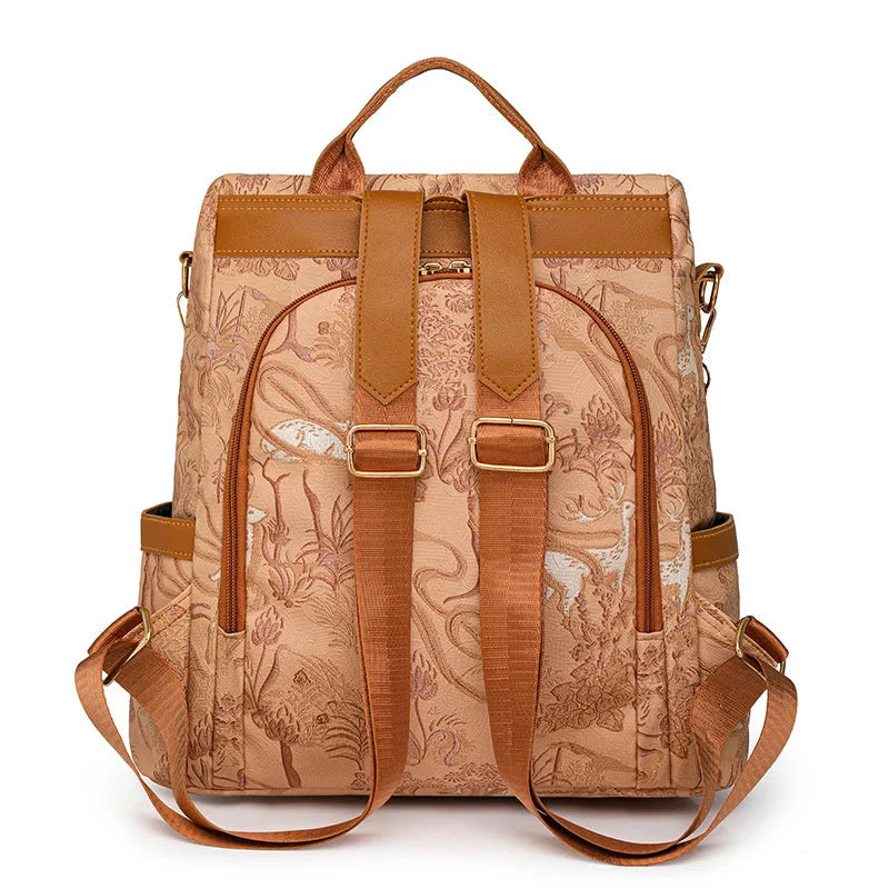 Compartiment principal du sac à dos avec ouverture sécurisée