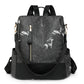 Sac à dos noir élégant avec ouverture sécurisée au dos