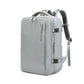 Modèle gris du sac à dos avec plusieurs compartiments