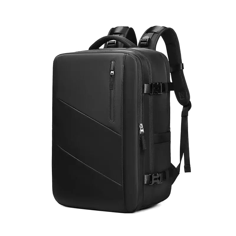 Version noire du sac à dos avec finitions élégantes