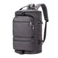 Sac gris avec tissu oxford résistant et design moderne