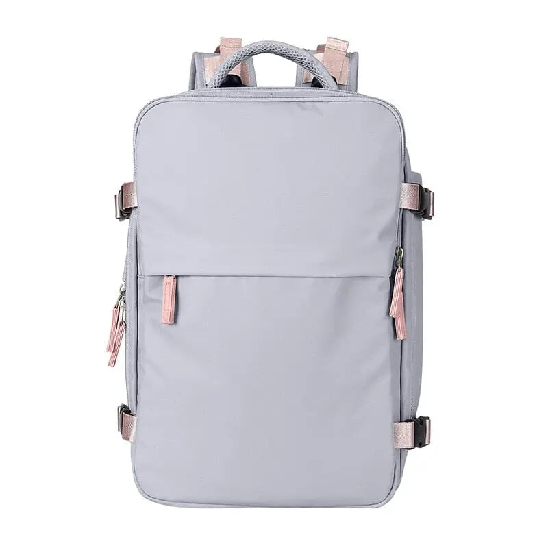 Sac à dos en nylon et polyester sur fond neutre