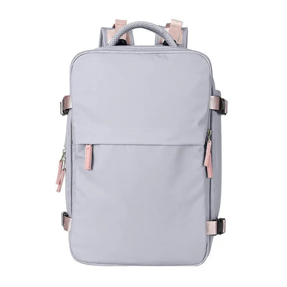Sac à dos en nylon et polyester sur fond neutre