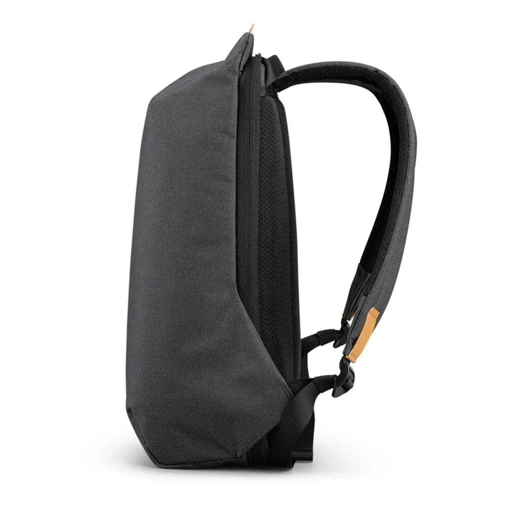 Vue arrière du sac, illustrant la fermeture dissimulée