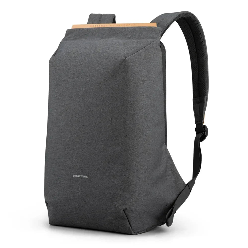 Sac à dos anthracite, style professionnel et sobre