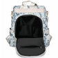 Vue de côté du sac à dos antivol pour femme