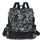 Sac à dos noir, fermeture arrière pour sécurité