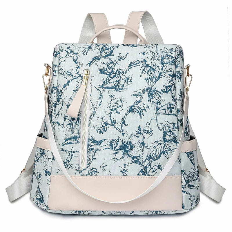 Sac à dos bleu, parfait pour déplacements quotidiens