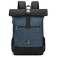 Sac à dos bleu marine avec tissu imperméable