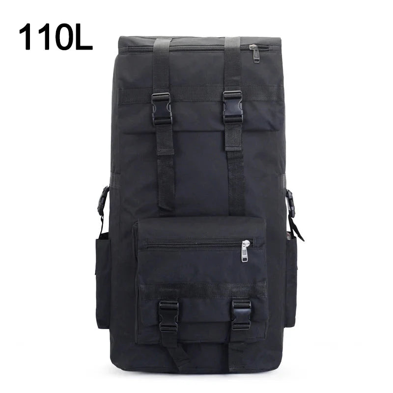 Sac à dos noir, grande capacité, design robuste