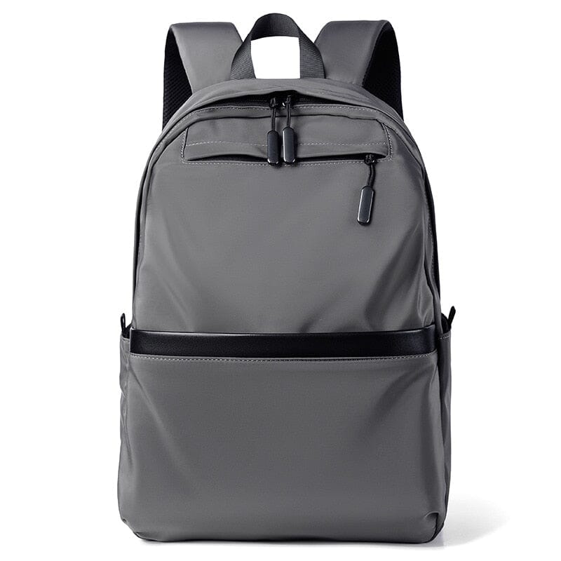 Sac à dos gris urbain, design épuré et moderne