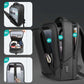 Compartiment principal ouvert avec ordinateur portable visible