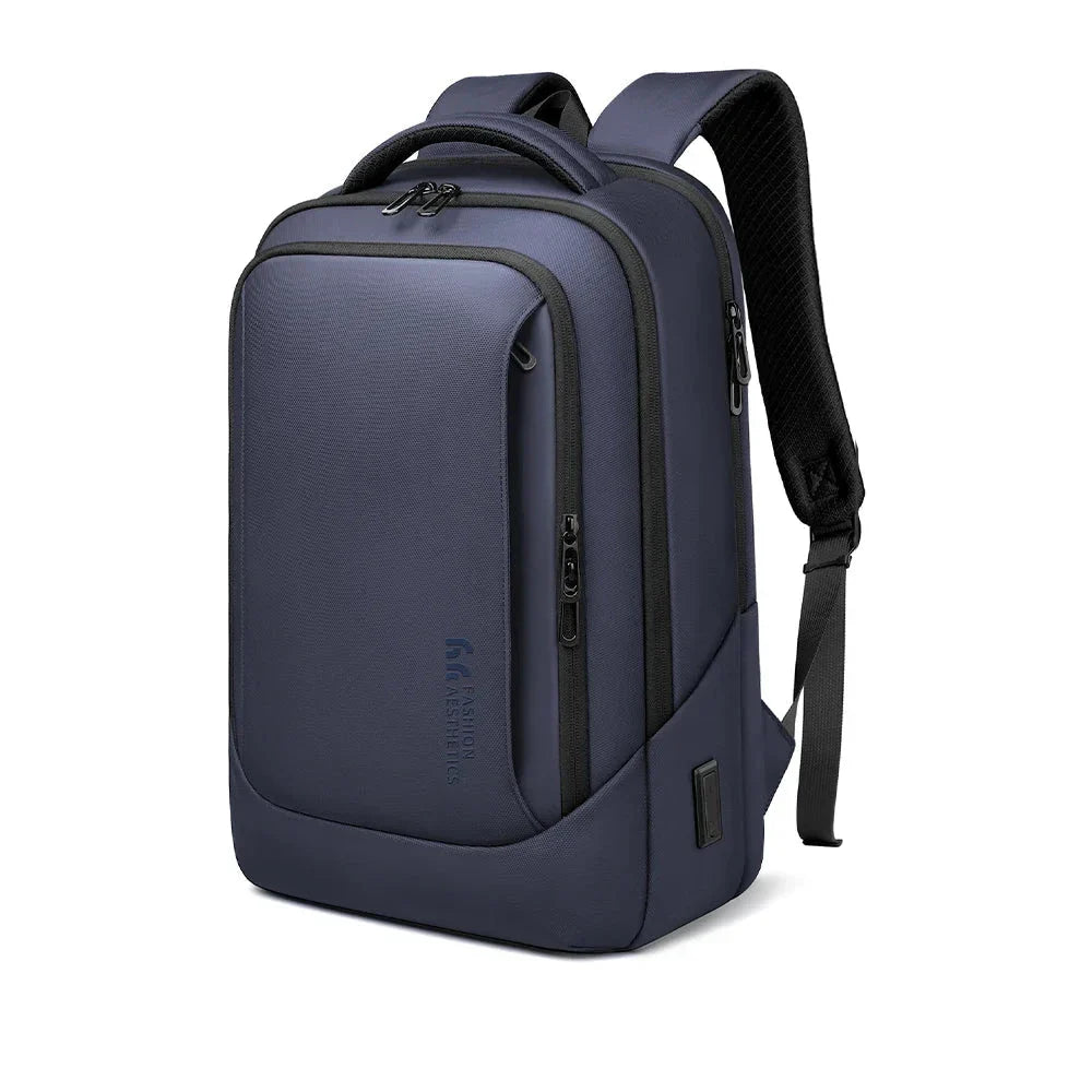Version bleue du sac à dos, moderne et pratique