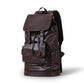 Sac à dos noir avec détails en PU et polyester