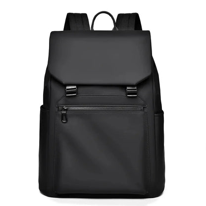 Sac à dos noir imperméable, design élégant
